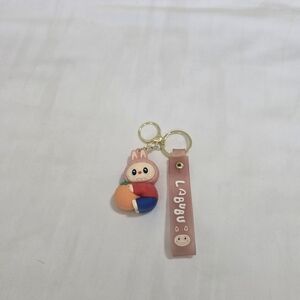 Multicolor labubu Keychain bag charm